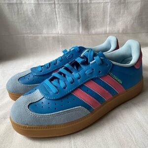 Adidas Velosamba Bright Blue Magenta Cycling Shoes Sneakers Mens Size 8.5 JQ2325